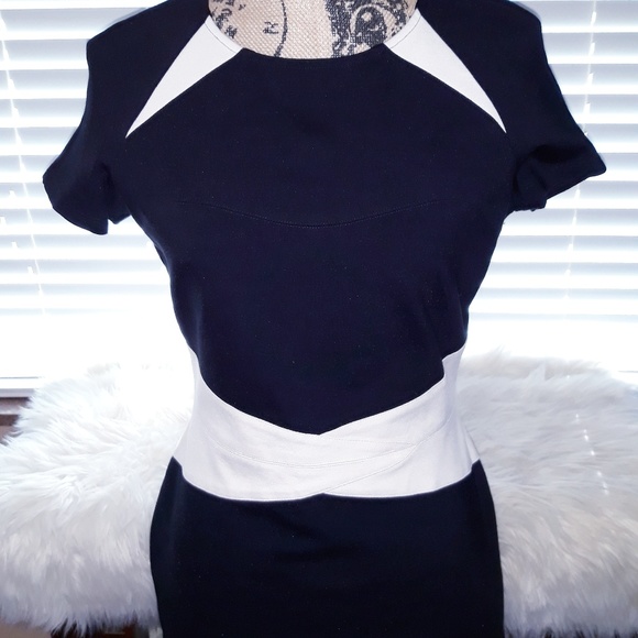 ANTONIO MELANI Black and White Dress - Picture 2 of 5